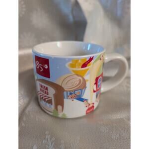 85°C Bakery Café Holiday Mug – Winter Village Coffee Tea Cup Ceramic